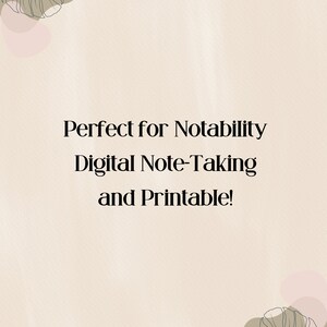 Set of 10 Study Review Templates for Goodnotes and Notability | Chapter ...