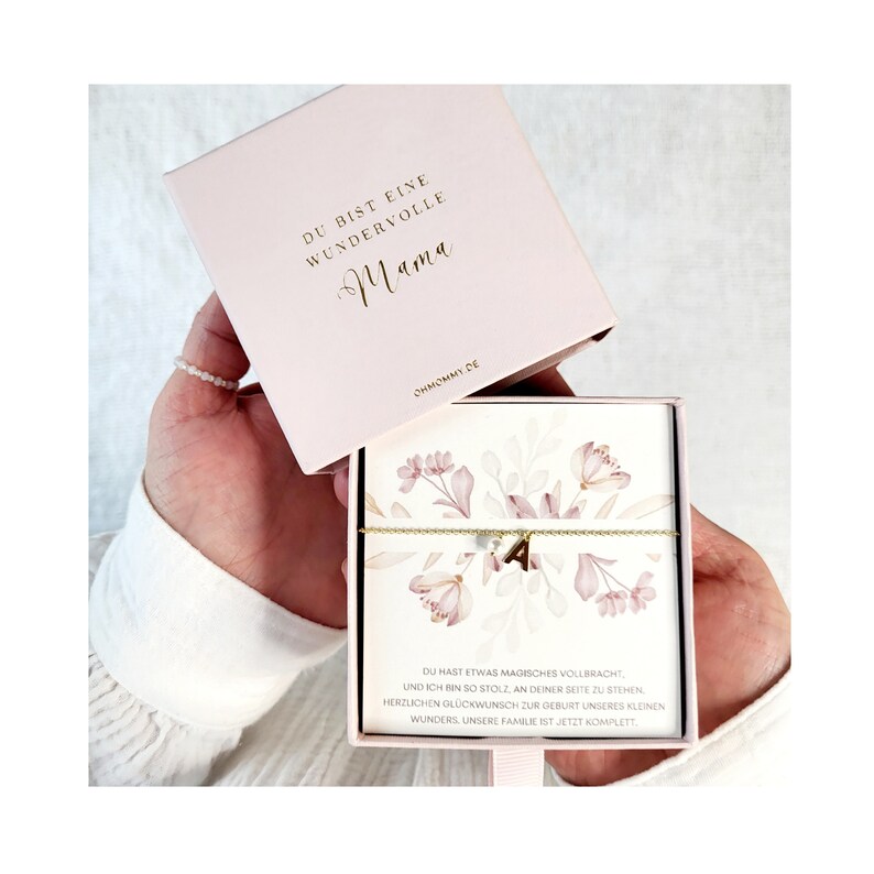 Geschenk Für Frischgbackene Mama, Armband Silber 925 Für Frischgebackene Mama Mit Buchstaben Und
