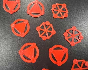 Dungeons and Dragons Glyph Markers 12 Pack