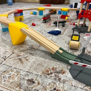 Wooden Train Track Bridge Set Brio/Plative/IKEA