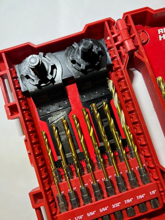 Multi tool blade storage outlet