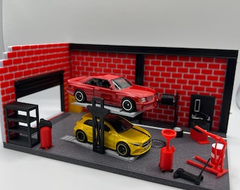 1/64 Scale Garage for Diecast Cars