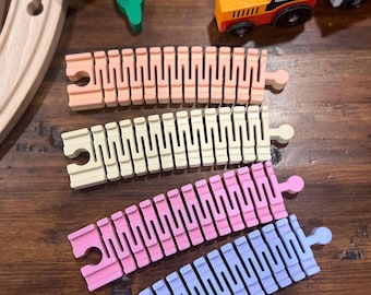 Flexible Train Track Brio/Plative/IKEA Compatible
