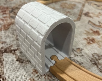 Wooden Train Track Stone Tunnel for Brio/Plative/IKEA