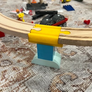 Wooden Train Track Duplo Adapter Brio/Plative/IKEA