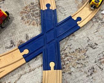 Train Set Criss-Cross Intersection for Brio/Playtive