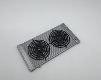 RC Crawler Dual Fan Radiator