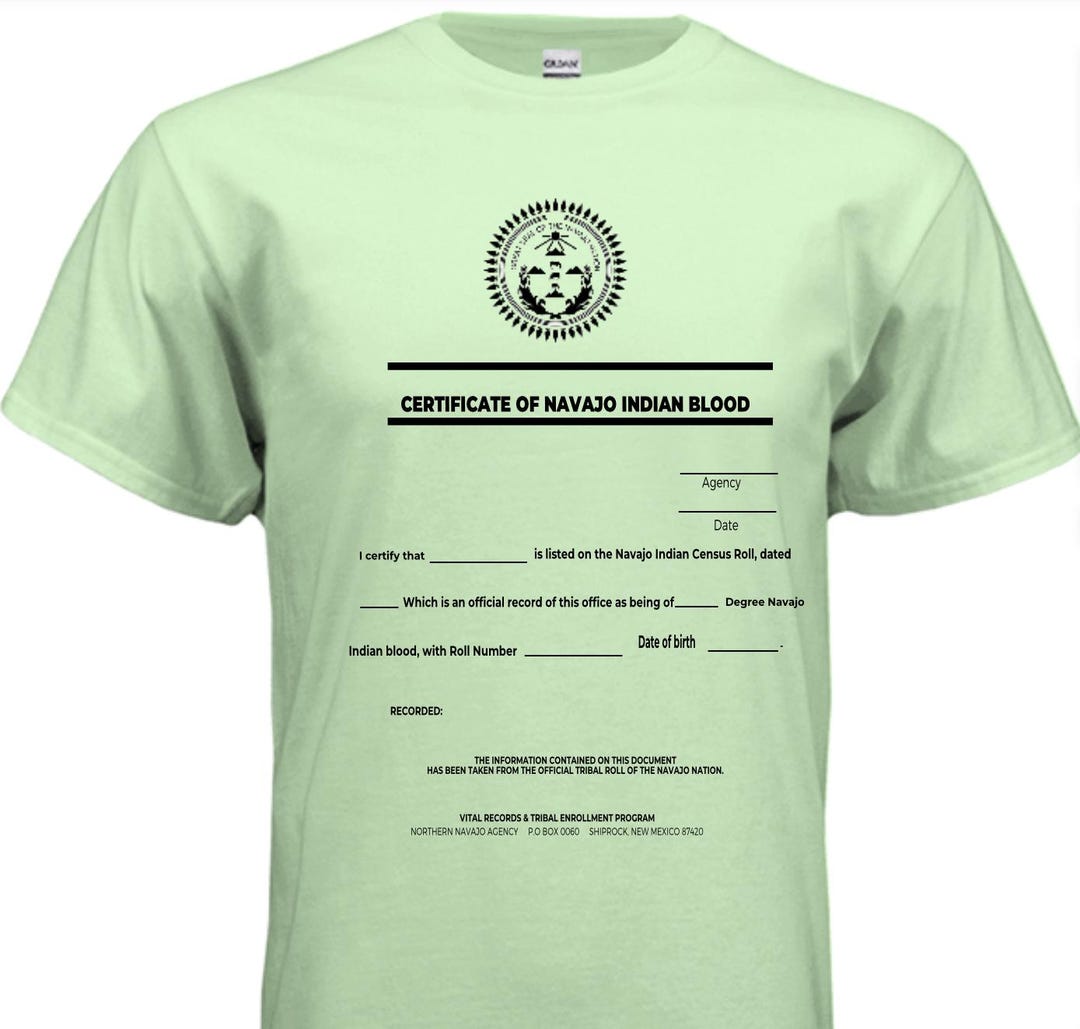 CIB, Certificate of Indian Blood, Proof of Citizenship - Etsy