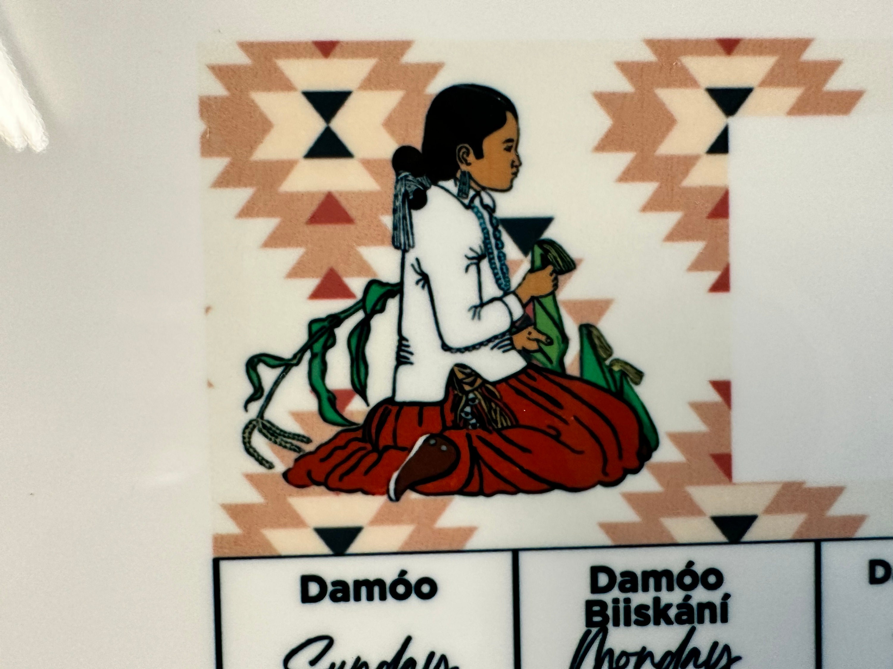 Navajo Dry Eraser Calendar Board Customizable to Your Favorites Etsy