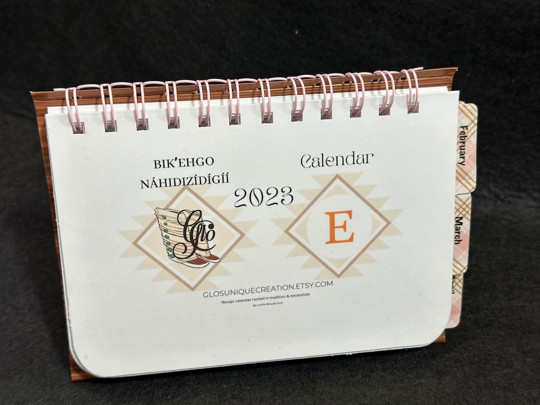 Navajo Desk Calendar Etsy