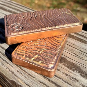 Beskar Ingot - Copper Ingot / Bar - Total 1 LB 9/10OZ - Hand Poured