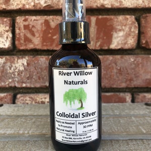 4oz Spray Bottle 30 PPM Colloidal Silver