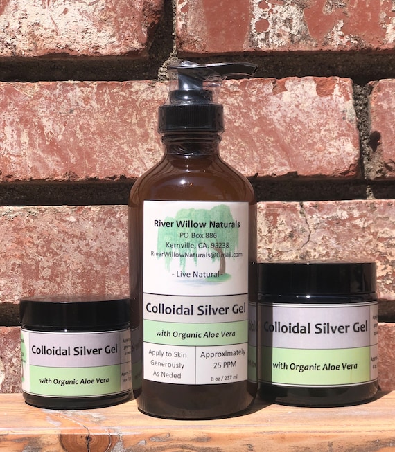 Colloidal Silver Gel With Organic Aloe Vera - Etsy