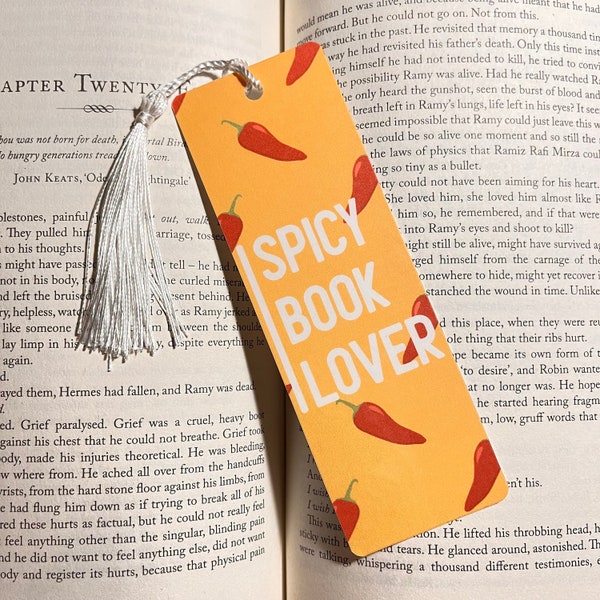 Spicy Book Lover Bookmark | Smut Lover | Booktok | Gift For Book Lover | Handmade Bookmark | Reader Gift | Birthday Gift