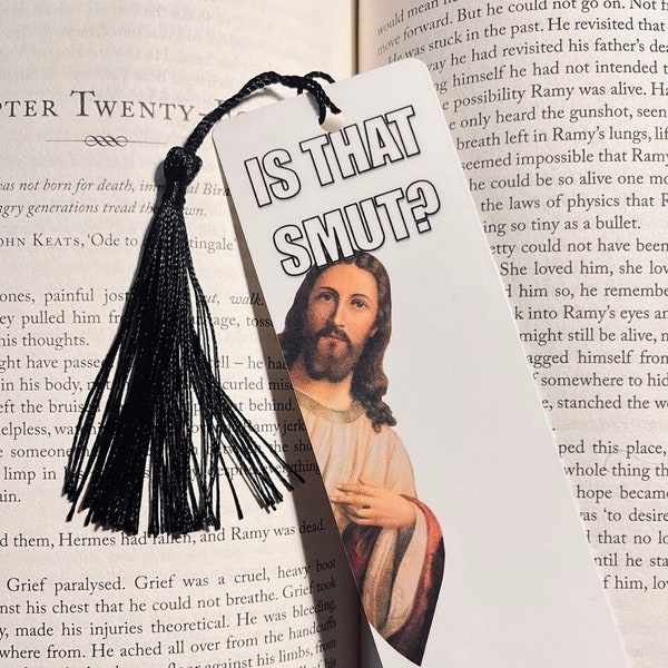 Is That Smut Jesus Smut Bookmark Is That Smut Bookmark Smut Lover Funny Gift For Book Lover Romance Book Lover Gift For Her Wife Teacher Him