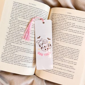 Cowgirl Skeleton Bookmark: Halloween Book Club Gift - Stocking Stuffer For Reader