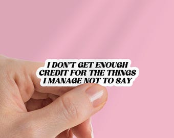 I Don't Get Enough Credit – Sticker: Book Lover Kindle Decal