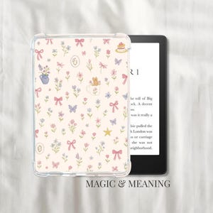 Roze vintage coquette Kindle invoegen Kindle Basic Kindle Oasis, Kindle Paperwhite, Kindle Skin, boekcadeaus voor haar vrouw vriendin Kindle