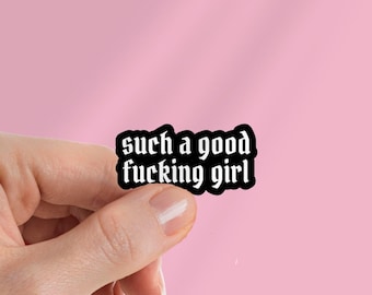 Such A Good Girl Kindle Sticker: Book Lover Laptop Decal - Stocking Stuffer For Reader
