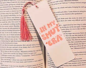 In My Smut Era Bookmark Pink Bookmark Romance Smut Lover Cute Bookmark For Her Wife Girlfriend Gift For Book Lover Book Club Birthday