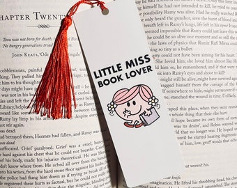 Little Miss Book Lover Bookmark | Bookmark For Book Lover | Bookish Gift | Handmade Bookmark | Reader Gift | Birthday Gift