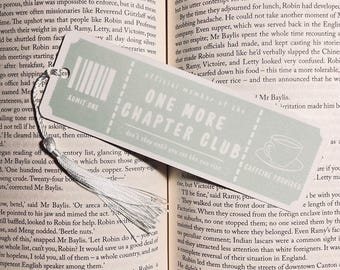 Book Lover Gift Bookmark, Laminated Cardstock (With Tassel)