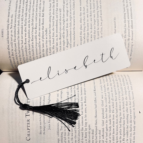 Custom Name Bookmark with Personalization for Book Lover | Personalized Bookmark for Women | Valentine Day Gift | Birthday Gift | Christmas