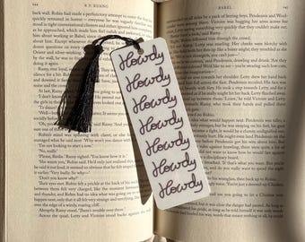 Cowgirl Bookmark: Rustic Style with Tassel Accent