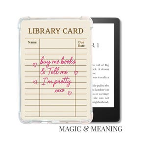 Tarjeta de biblioteca para Kindle: regalo para amantes de la lectura - Regalo ideal para el lector