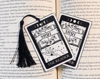 Literary Humor Bookmark - Reader Smut Tarot Design