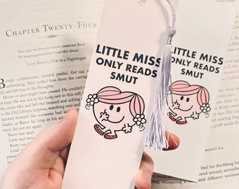 Little Miss Only Reads Smut Bookmark | Smut Bookmark | Smut Lover | Handmade Bookmark | Reader Gift | Birthday Gift