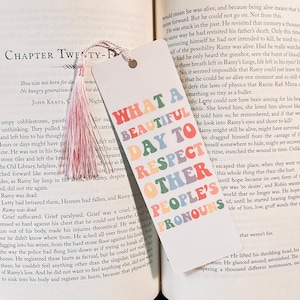 Pronoun Respect Bookmark: LGBTQ Pride Design - Cute Book Lover Gift