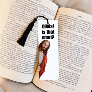 Personalized Smut Reader Bookmark: Romantasy Gift with Tassel - Stocking Stuffer For Reader