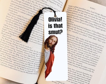 Smut Reader Bookmark: Personalized, Funny Book Lover Gift (Custom Tassel)