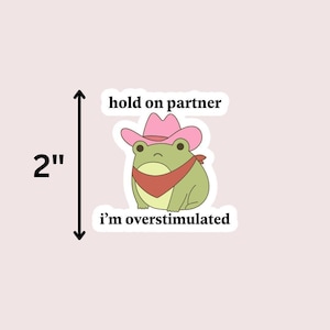 Funny Overstimulated Meme Sticker: Anti-Social Reader Gift - Stocking Stuffer For Reader image 7