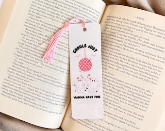 Funny Halloween Bookmark: Skeleton Design - Book Lover Gift Idea