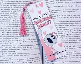 Funny Smut Bookmark: Book Lover Gift with Sarcastic Quotes (Cute)