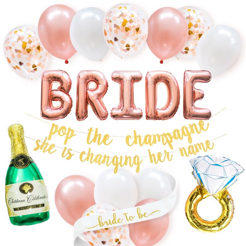 Bachelorette Party Decorations Kit Bridal Shower Decorations Etsy