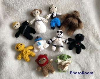 Crochet Plushy Set, Sci-fi Amigurumi, Amigurumi, Plushy Toy, Sci-fi Miniatures, Plush Toys, Plushies, Dolls, Gifts for Him, Gifts for Her