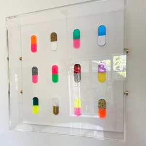 Happy Pills | Pill Art | Pop Art | Modern Art | Pharma Art | Colorful Art | 3D Art