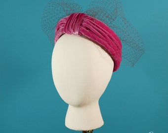 Pillbox Hat with veil | vintage style net hat | Party On Top