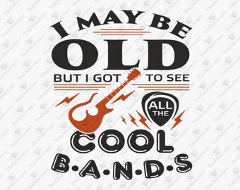 Bands Boomer SVG, Musically Seasoned Cut File (SVG, PNG