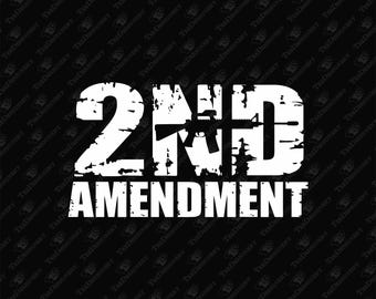 2nd Amendment Rifle Design: SVG PNG Sublimation (Digital Download)