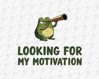 Buscando mi motivación: Sarcasmo para un día de descanso, archivo SVG, diseño de sublimación