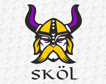 Skol Viking Scandinavian Nordic Cheer, SVG Cut File, Sublimation Design