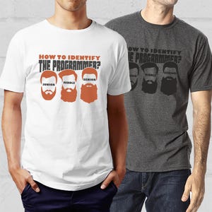 Niveles de barba divertidos para programadores de software, archivo de corte SVG, diseño de sublimación imagen 2