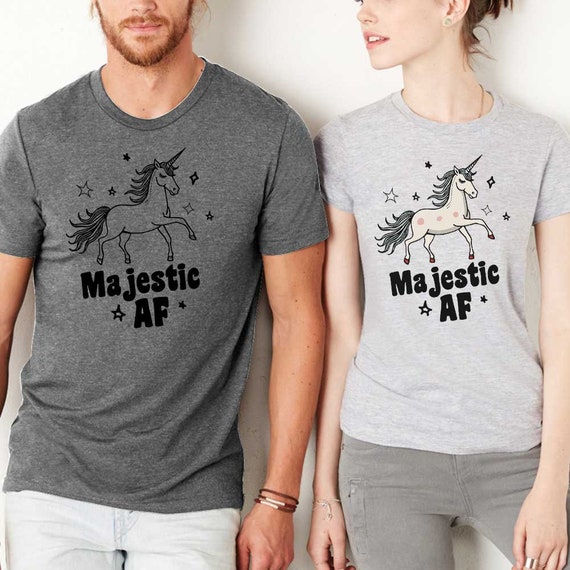 Funny Adult Unicorn Shirt Majestic Af Funny Adult Unicorn Shirt Majestic Af