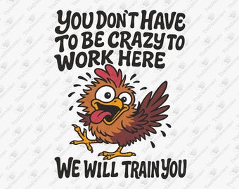 Humor laboral SVG: Chiste de oficina: "Es una locura trabajar aquí"