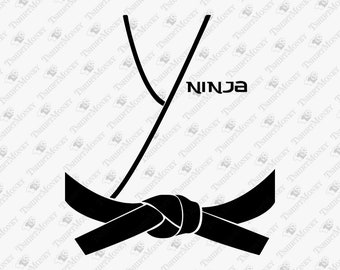 Black Belt Silhouette - Etsy