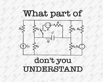 Ingeniero eléctrico divertido SVG PNG: Diseño de camiseta nerd humorístico